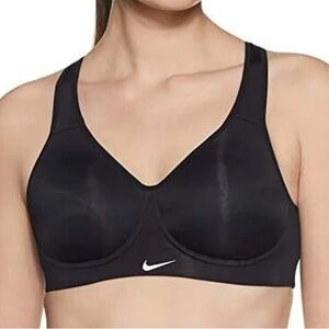 Nike Women's Training Pro Rival Sports Non Wire Bra, Black, 36C